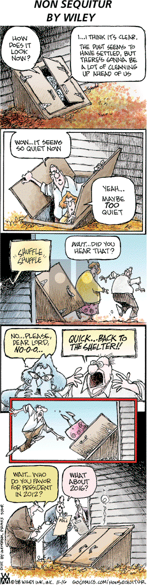 Non Sequitur on Sunday November 16, 2008 Comic Strip