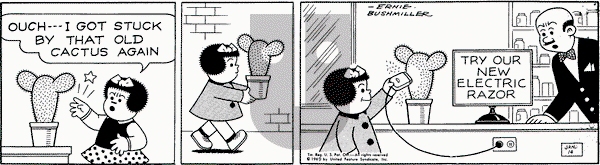 Nancy on Tuesday January 14, 1969 Comic Strip