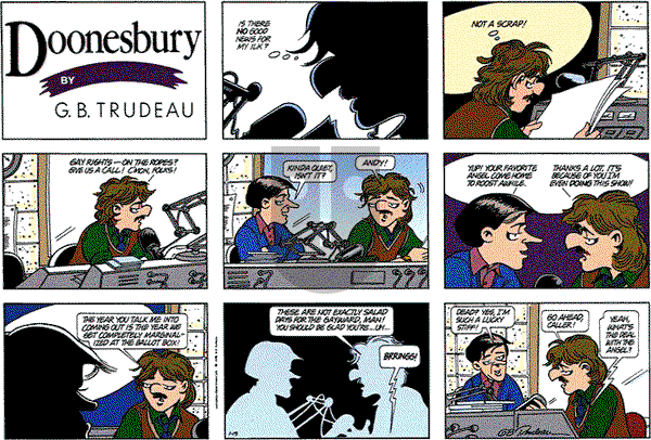 Doonesbury on Monday August 18, 1997 Comic Strip
