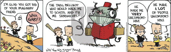 Wallace the Brave on Wednesday September 5, 2018 Comic Strip