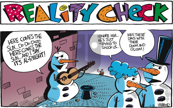 Reality Check on Sunday November 18, 2012 Comic Strip
