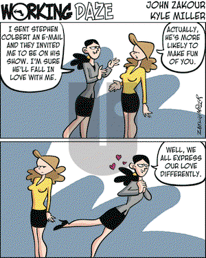 Working Daze on Thursday August 2, 2007 Comic Strip