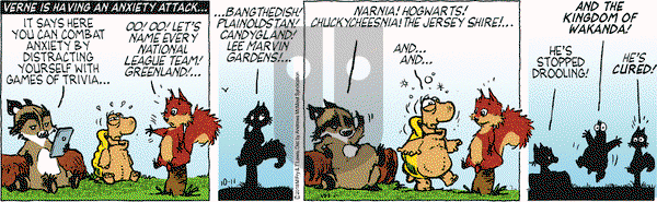 Over the Hedge on Thursday October 11, 2018 Comic Strip