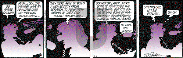Doonesbury on Thursday September 12, 2019 Comic Strip