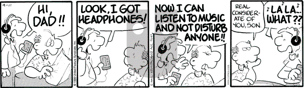 Drabble on Saturday September 11, 1999 Comic Strip