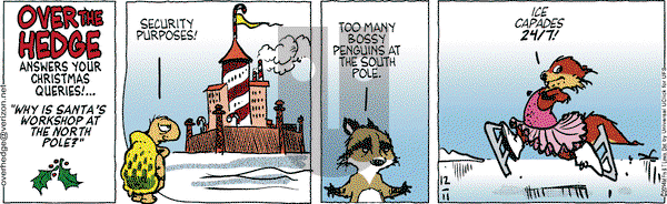 Over the Hedge on Thursday December 11, 2014 Comic Strip