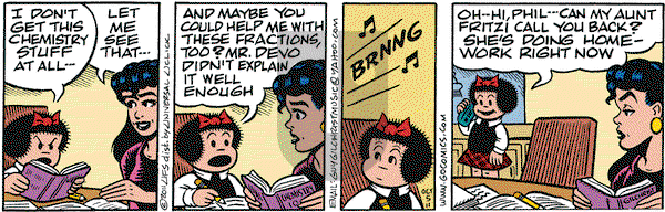 Nancy - Wednesday October 5, 2011 Comic Strip