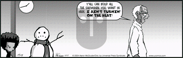 The Boondocks on Tuesday January 17, 2006 Comic Strip