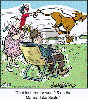 Marmaduke on Wednesday October 20, 2010 Comic Strip