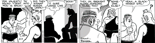 Alley Oop on Tuesday August 3, 1999 Comic Strip