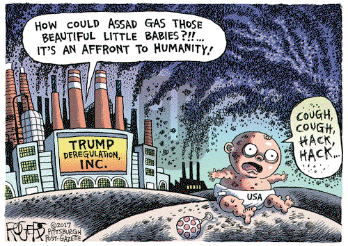 Rob Rogers on Thursday April 27, 2017 Comic Strip