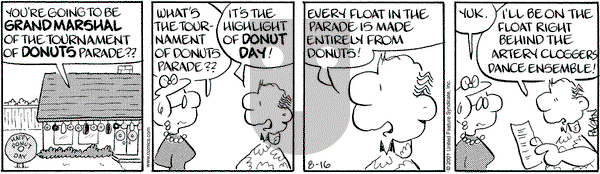 Drabble on Thursday August 16, 2001 Comic Strip