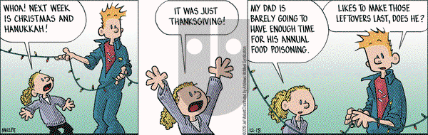 Frazz on Wednesday December 18, 2019 Comic Strip