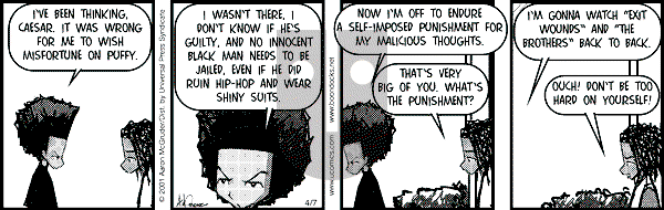The Boondocks on Saturday November 8, 2008 Comic Strip