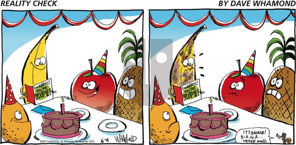 Reality Check on Sunday June 4, 2017 Comic Strip