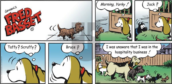 Fred Basset on Sunday May 27, 2018 Comic Strip