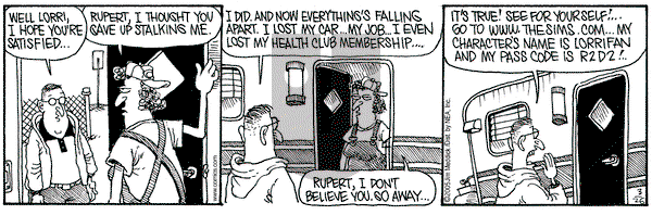 Monty on Saturday March 26, 2005 Comic Strip