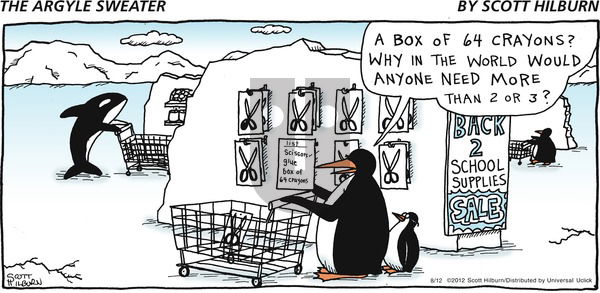 The Argyle Sweater on Sunday August 12, 2012 Comic Strip