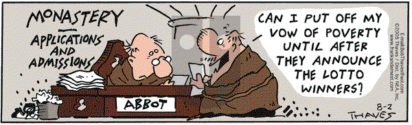 Frank and Ernest on Tuesday August 2, 2005 Comic Strip
