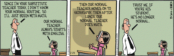Grand Avenue on Tuesday February 24, 2015 Comic Strip