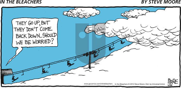 In the Bleachers - Sunday February 26, 2012 Comic Strip