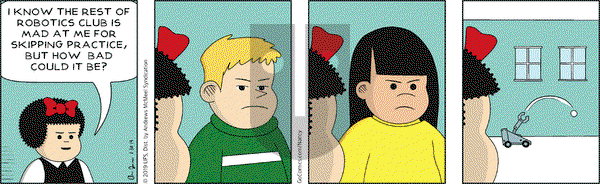 Nancy on Wednesday January 30, 2019 Comic Strip