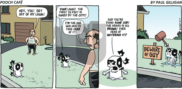 Pooch Cafe on Sunday August 7, 2011 Comic Strip