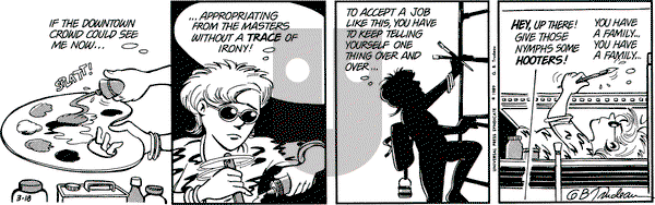 Doonesbury on Saturday March 18, 1989 Comic Strip