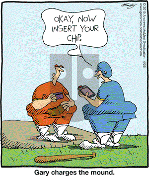 In the Bleachers on Friday April 26, 2019 Comic Strip