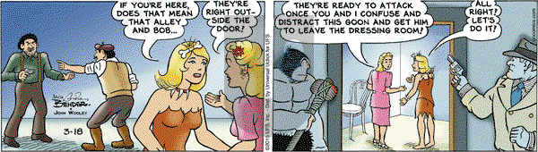 Alley Oop on Wednesday March 18, 2015 Comic Strip