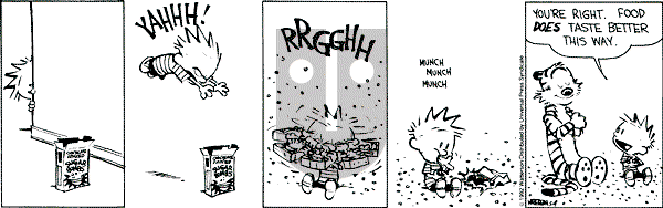 Calvin and Hobbes - Saturday May 9, 1992 Comic Strip