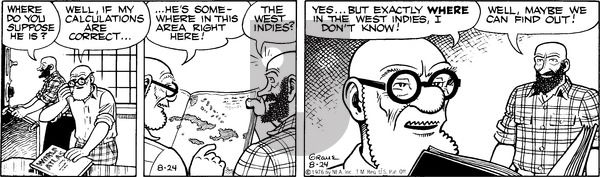 Alley Oop on Tuesday August 24, 1976 Comic Strip
