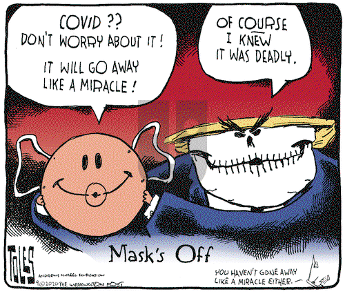 Tom Toles on Friday September 11, 2020 Comic Strip