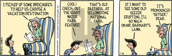 Grand Avenue on Tuesday July 14, 2009 Comic Strip