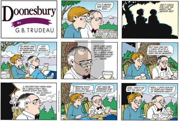 Doonesbury on Sunday March 25, 2001 Comic Strip
