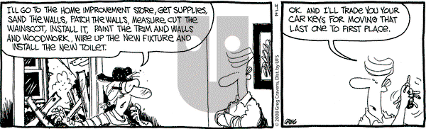 The Buckets on Wednesday April 2, 2008 Comic Strip