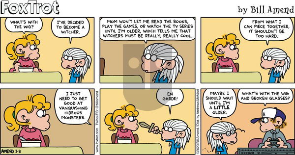 FoxTrot on Sunday March 8, 2020 Comic Strip