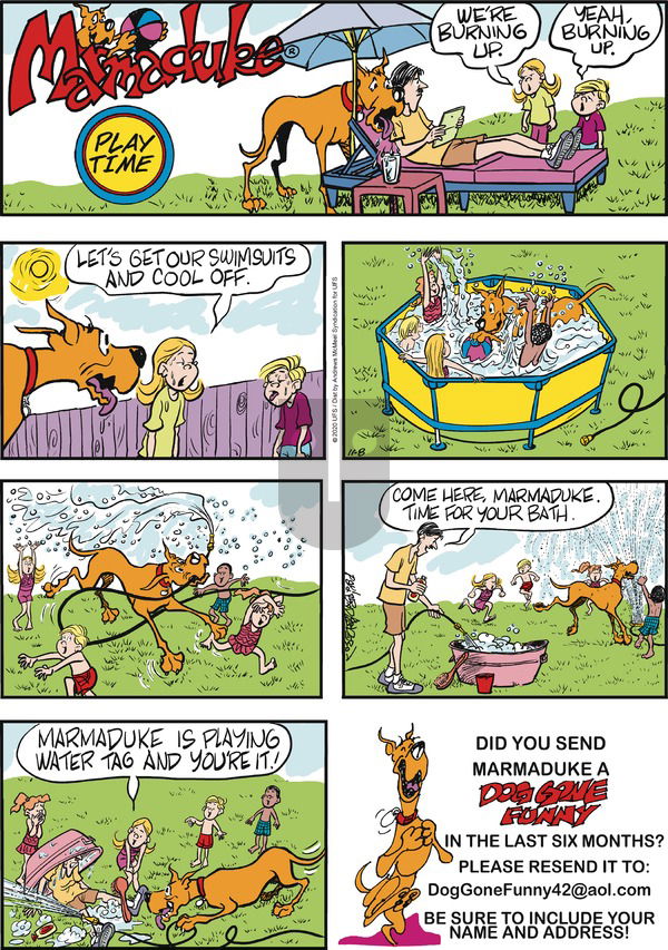 Marmaduke on Sunday November 8, 2020 Comic Strip