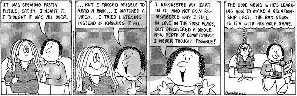 Cathy Classics on Tuesday June 22, 1993 Comic Strip