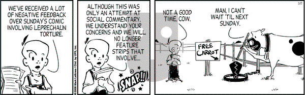 Cow and Boy Classics on Monday March 17, 2008 Comic Strip