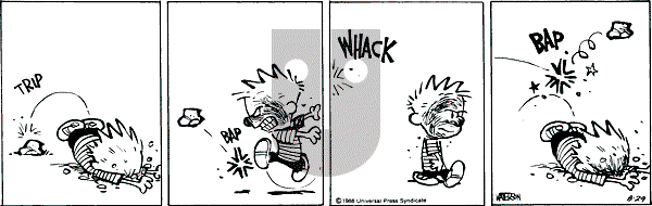 Calvin and Hobbes - Monday August 29, 1988 Comic Strip