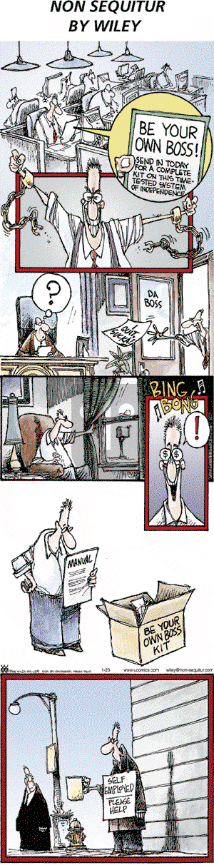 Non Sequitur on Sunday January 23, 2005 Comic Strip