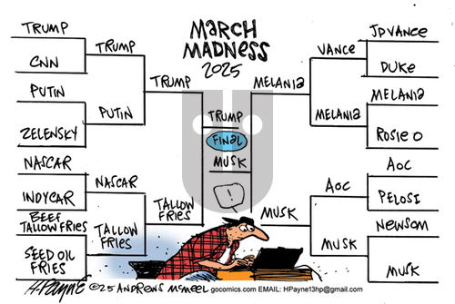 Henry Payne - Wednesday March 19, 2025 Comic Strip