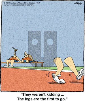 In the Bleachers on Tuesday October 1, 2019 Comic Strip