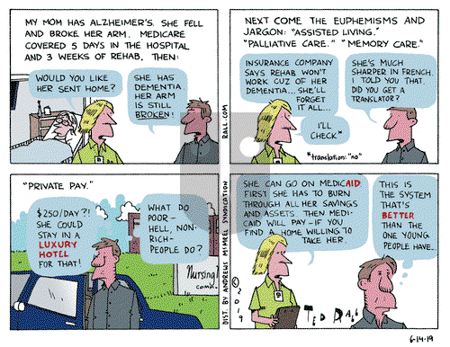 Ted Rall on Friday June 14, 2019 Comic Strip