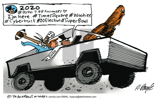 Henry Payne on Wednesday January 1, 2020 Comic Strip