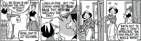 Rose is Rose on Thursday November 2, 2006 Comic Strip
