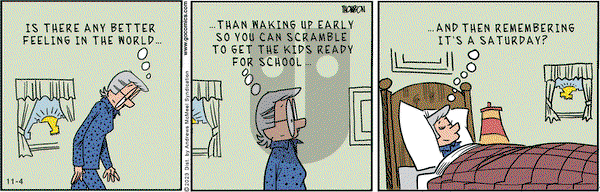 Grand Avenue on Saturday November 4, 2023 Comic Strip