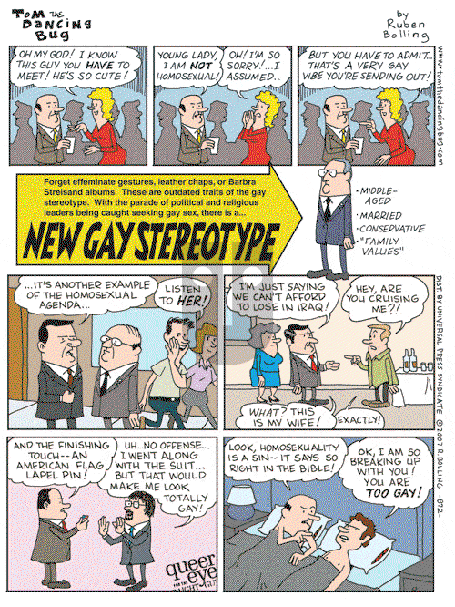 Tom the Dancing Bug on Saturday October 27, 2007 Comic Strip