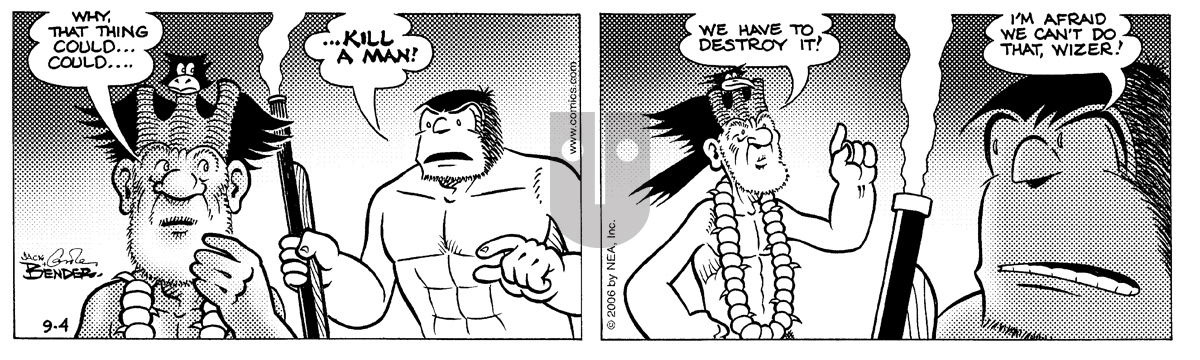 Alley Oop - Monday September 4, 2006 Comic Strip